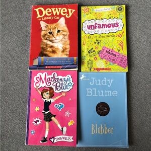 Set of 4 ~ Children’s Paperback Novels